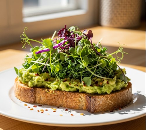 Microgreens Avocado Toast