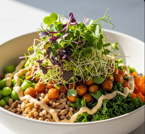 Microgreen Buddha Bowl
